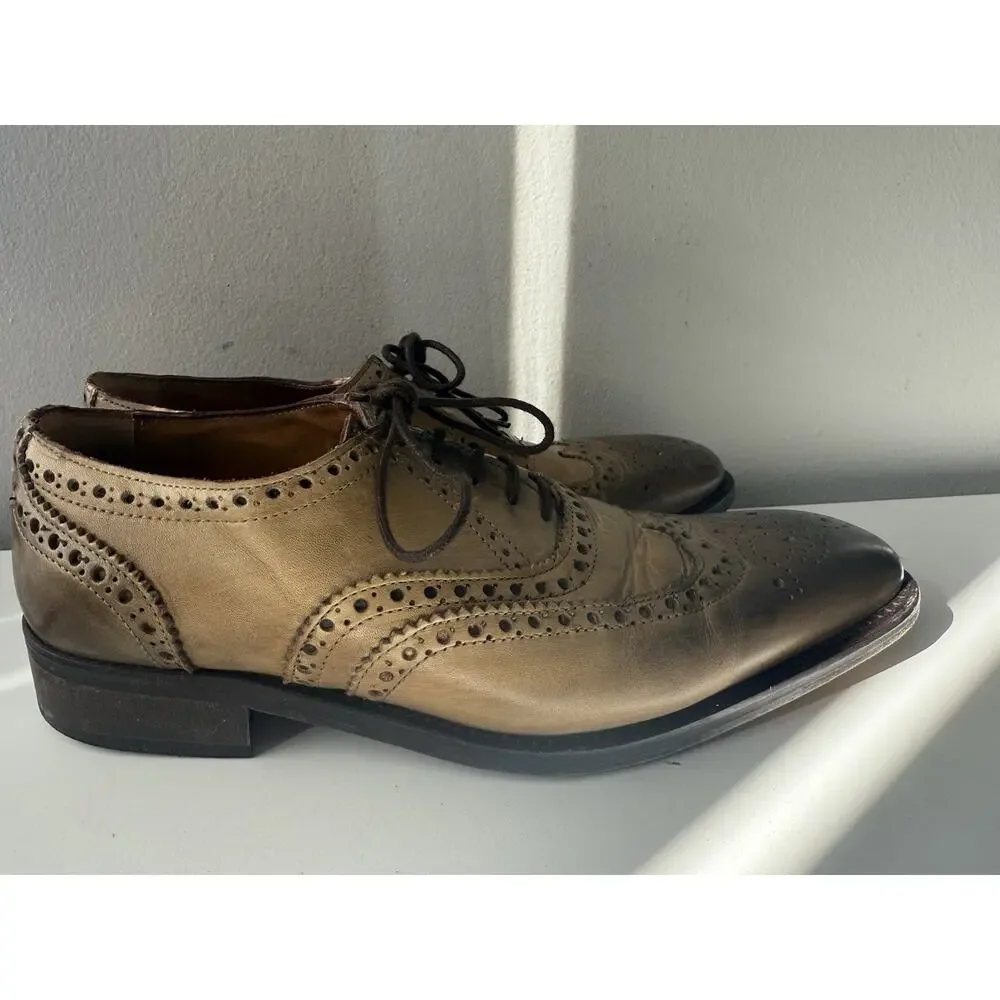 Florsheim Royal Imperial Wingtip Brogue Shoes | Made in Italy | Leather | EU 41